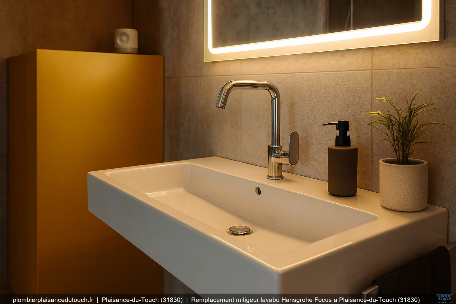 Remplacement mitigeur lavabo Hansgrohe Focus a Plaisance-du-Touch (31830)