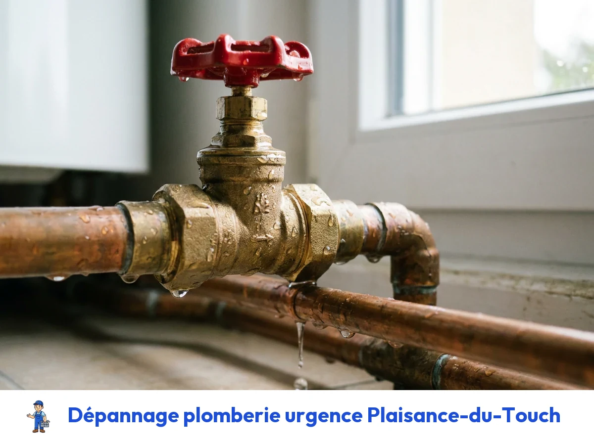 Dépannage plomberie urgence à Plaisance-du-Touch