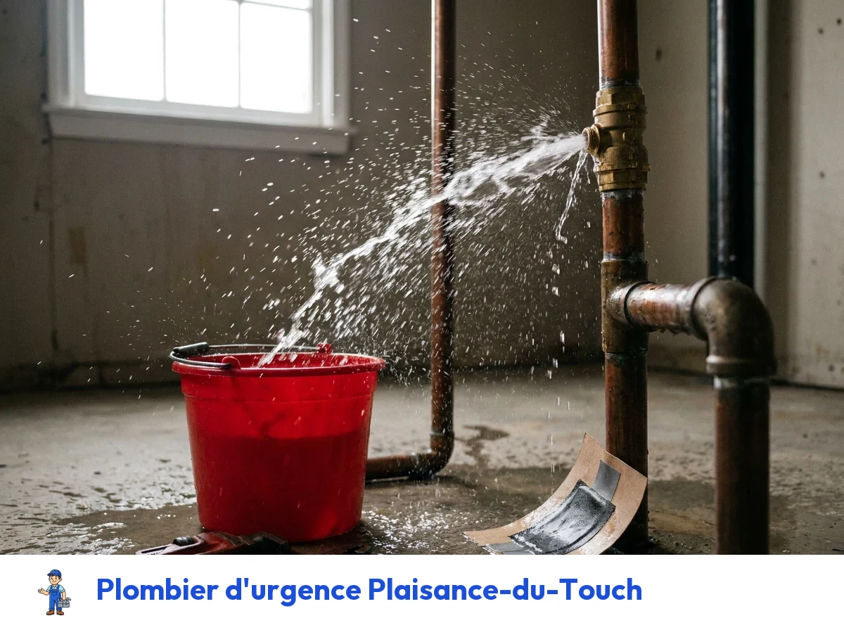Plombier d'urgence à Plaisance-du-Touch