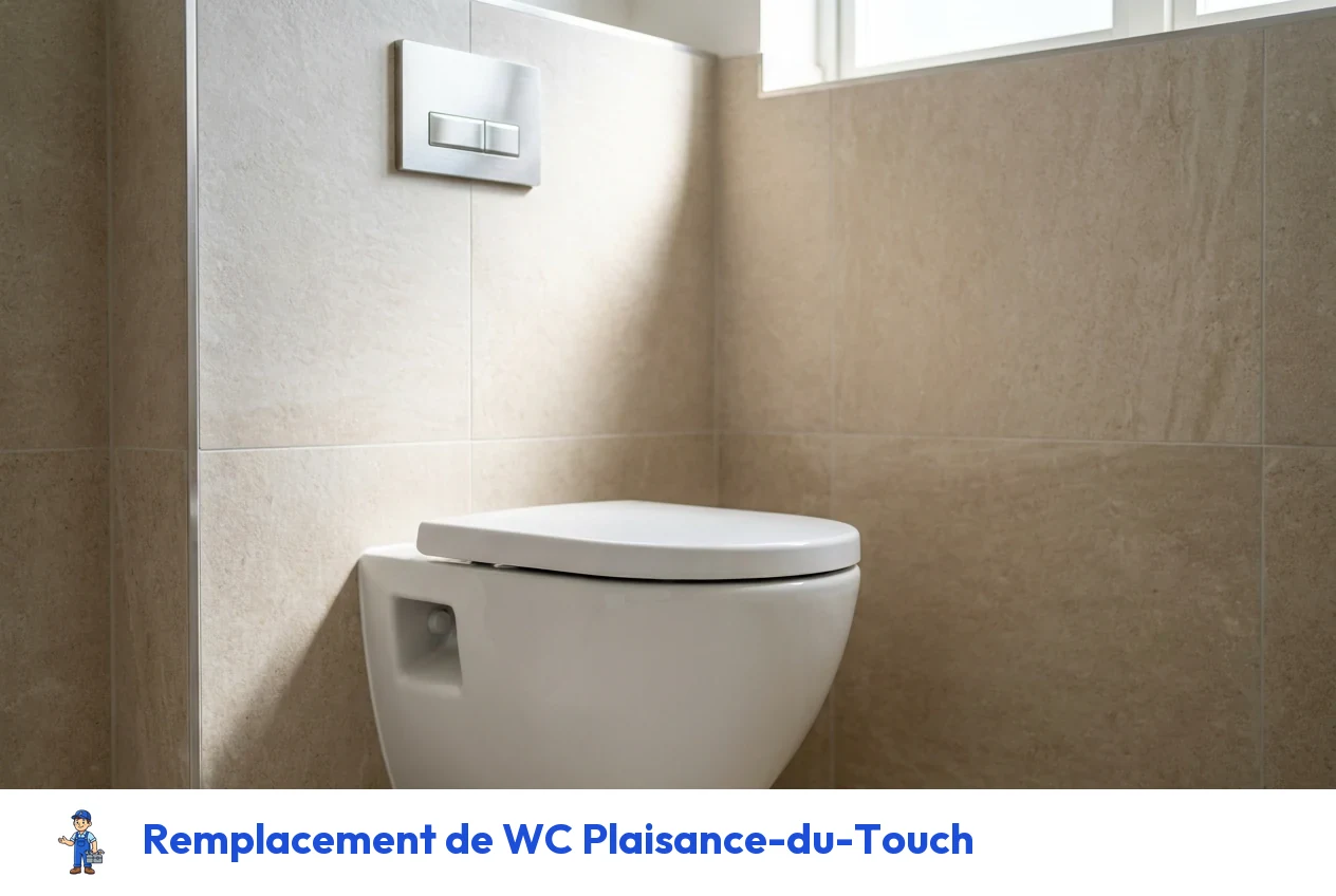Remplacement de WC à Plaisance-du-Touch