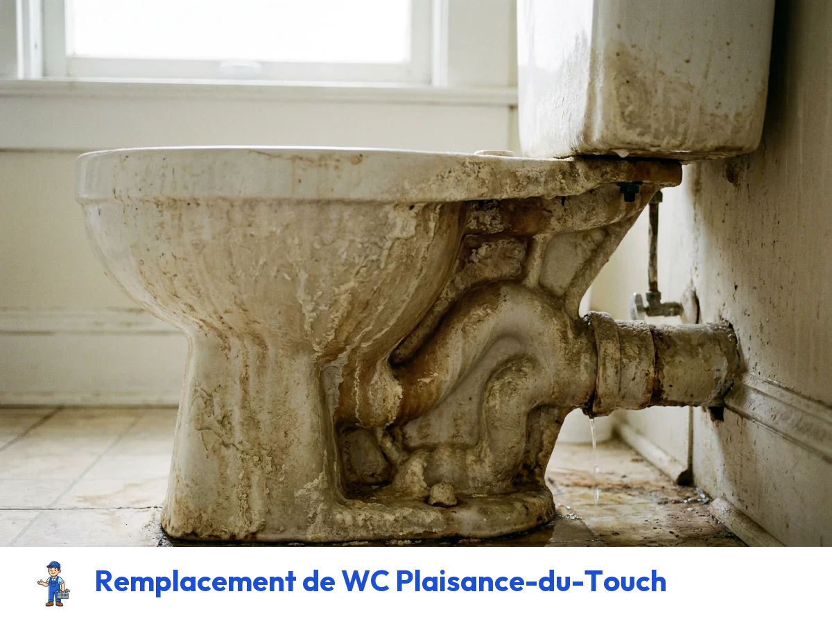 Remplacement de WC à Plaisance-du-Touch