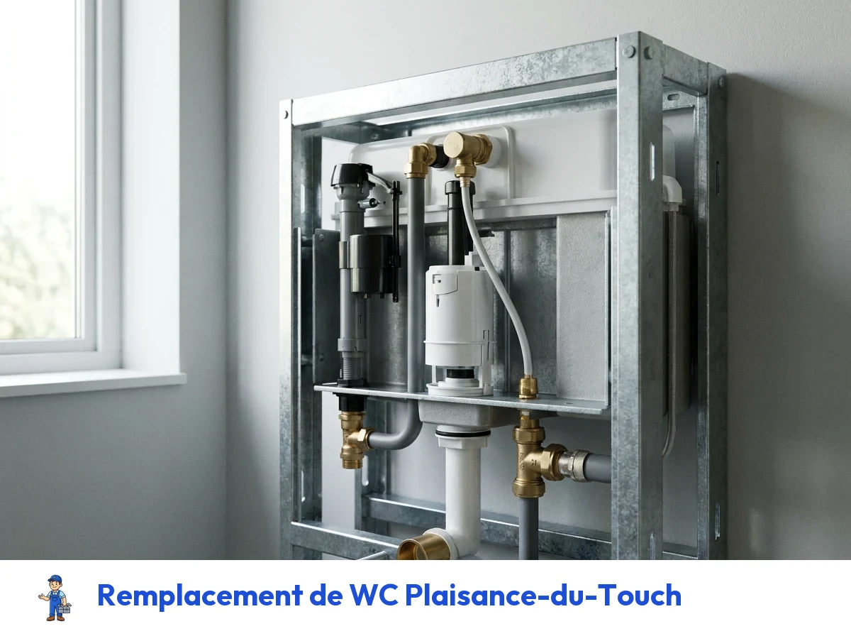 Remplacement de WC à Plaisance-du-Touch