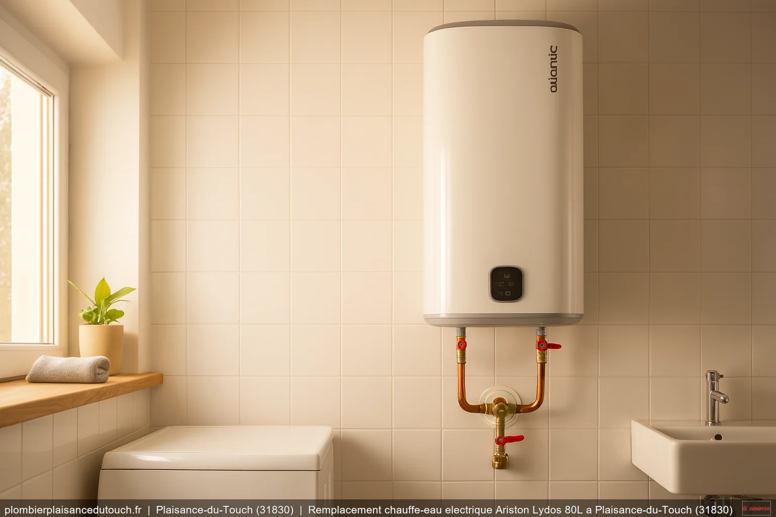 Remplacement chauffe-eau electrique Ariston Lydos 80L a Plaisance-du-Touch (31830)