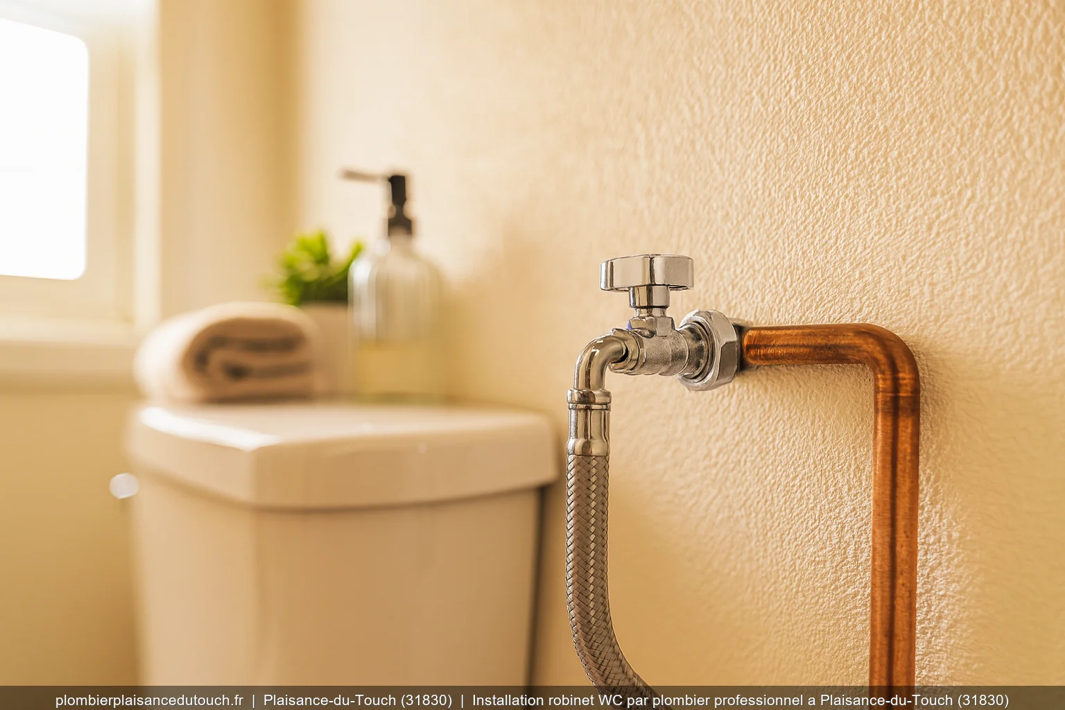 Robinet de WC a Plaisance-du-Touch